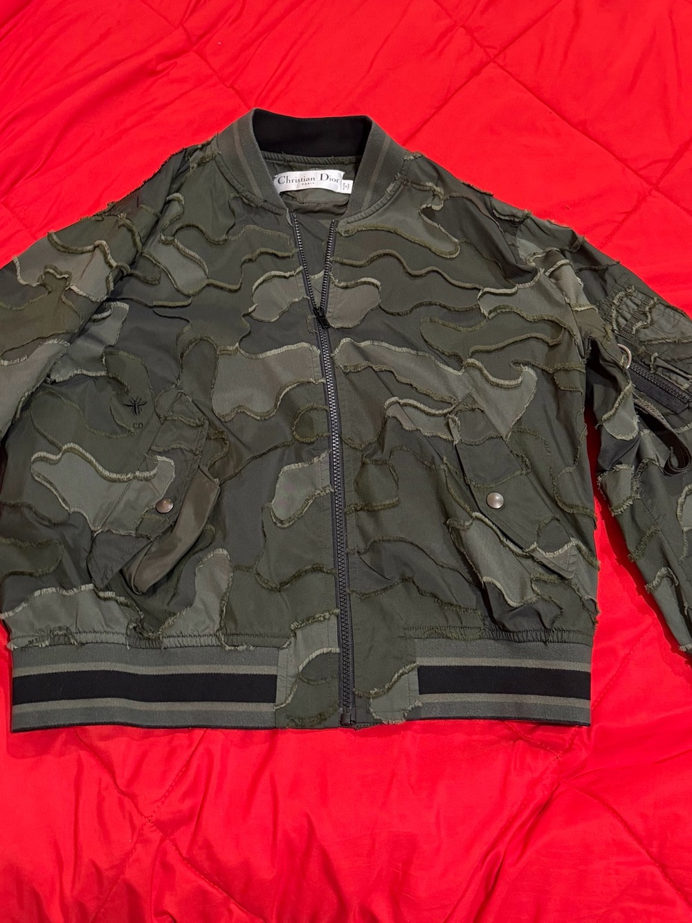 Dior Women’s Olive Green Bomber Jacket